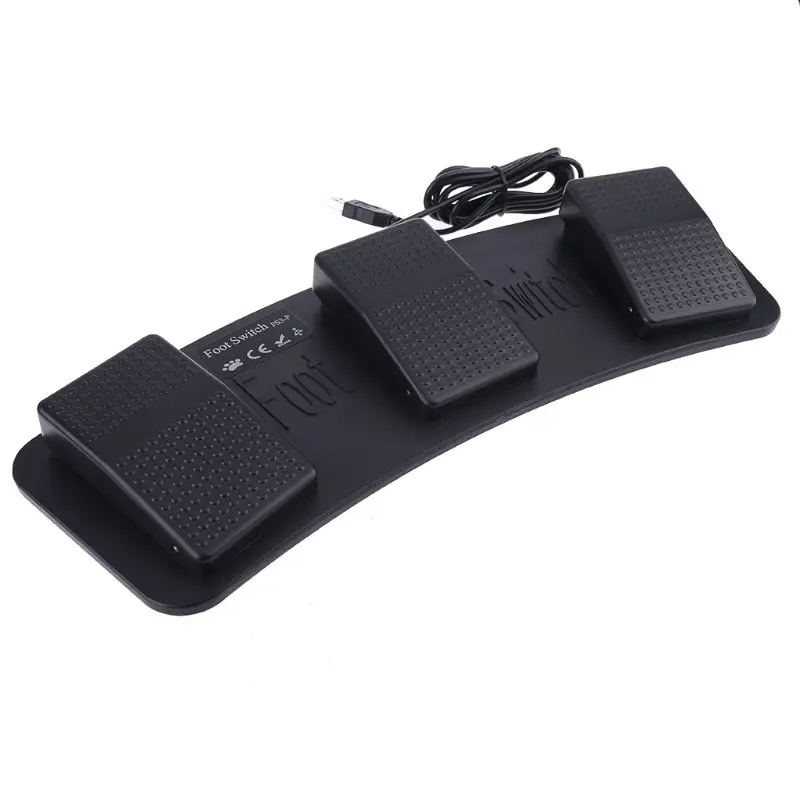 FS3-P USB педаль управления переключатель клавиатура мышь для компьютера PC Игры тестирование