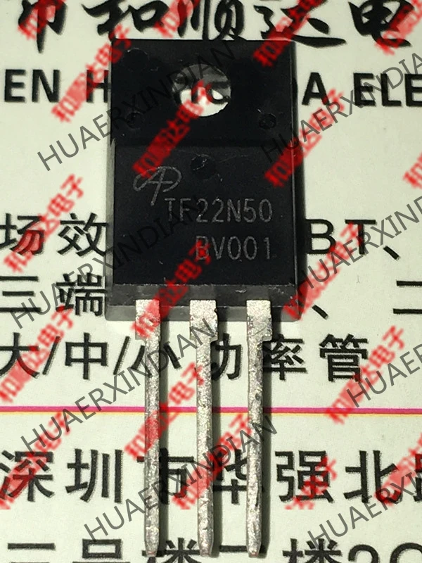 5 шт., новые оригинальные кнопки AOTF22N50 TO-220F 500V 20A