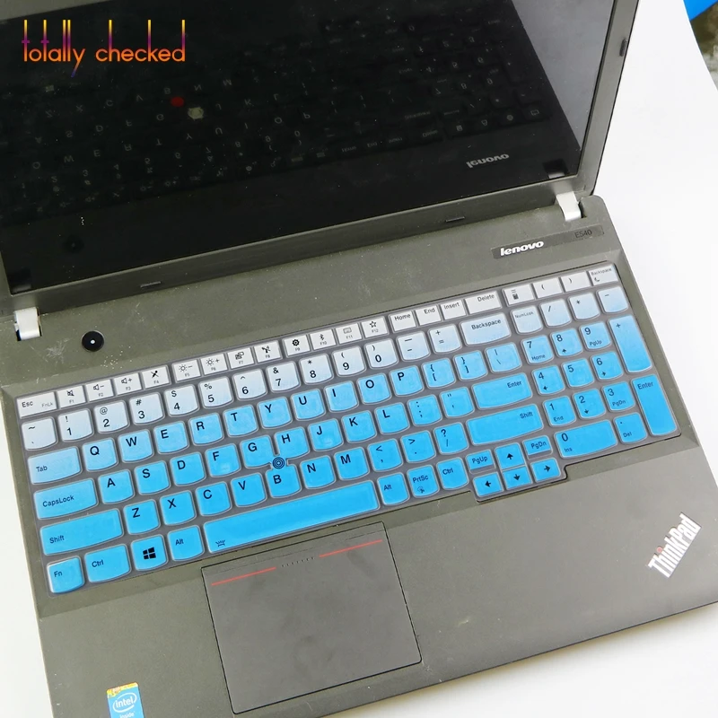 Для lenovo Thinkpad 15 T570 T580 T590 L580 E580 E585 E590 P52 P51S P52S P72 15,6 дюйма 15,6 силиконовые клавиатуры для ноутбука - Цвет: fadeblue