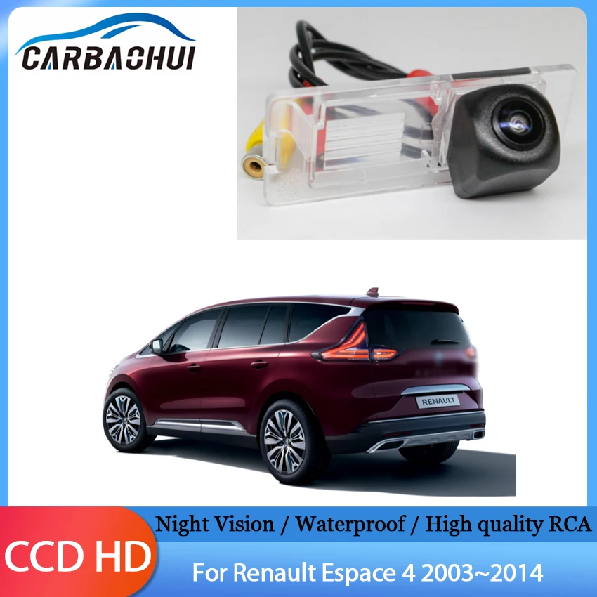

Car Reverse Rear View Camera Accessories Connect Original Factory Screen Full HD CCD Camera For Renault Espace 4 2003~2014