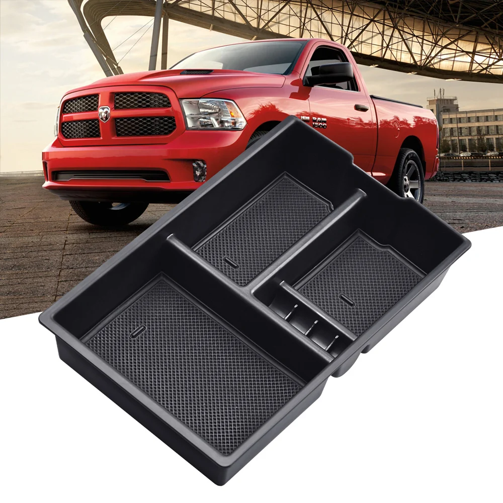 Для Dodge Ram 1500 2009- аксессуары автомобильный стайлинговый центр консоль Органайзер лоток для хранения подлокотник коробка держатель чехол