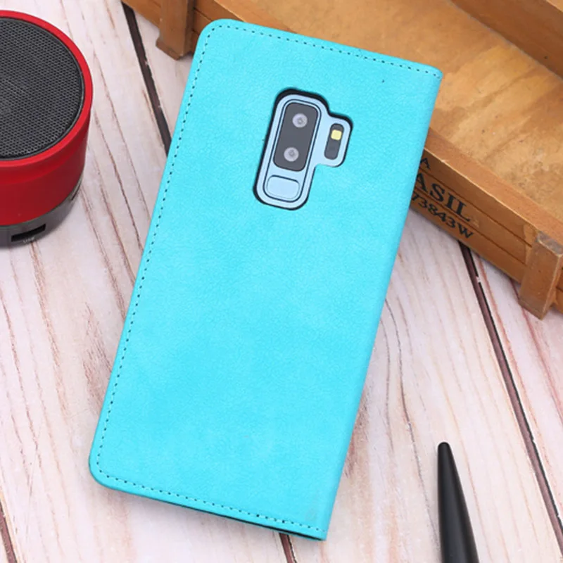 Флип Чехол Для samsung S6 S6 край S6 Edge Plus S7 S7 край S8 S8 плюс S9 S9 плюс S10 S10 Plus Note 8 Note 9 A5 A7 A8 J5 J7 чехол - Цвет: Light Blue