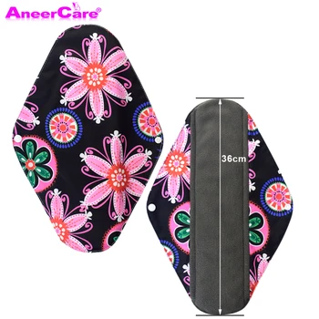 

Cloth Menstrual Sanitary Reusable Washable Sanitary Pads Panty Liner Bamboo Charcoal Mama Cloth Menstrual Pad