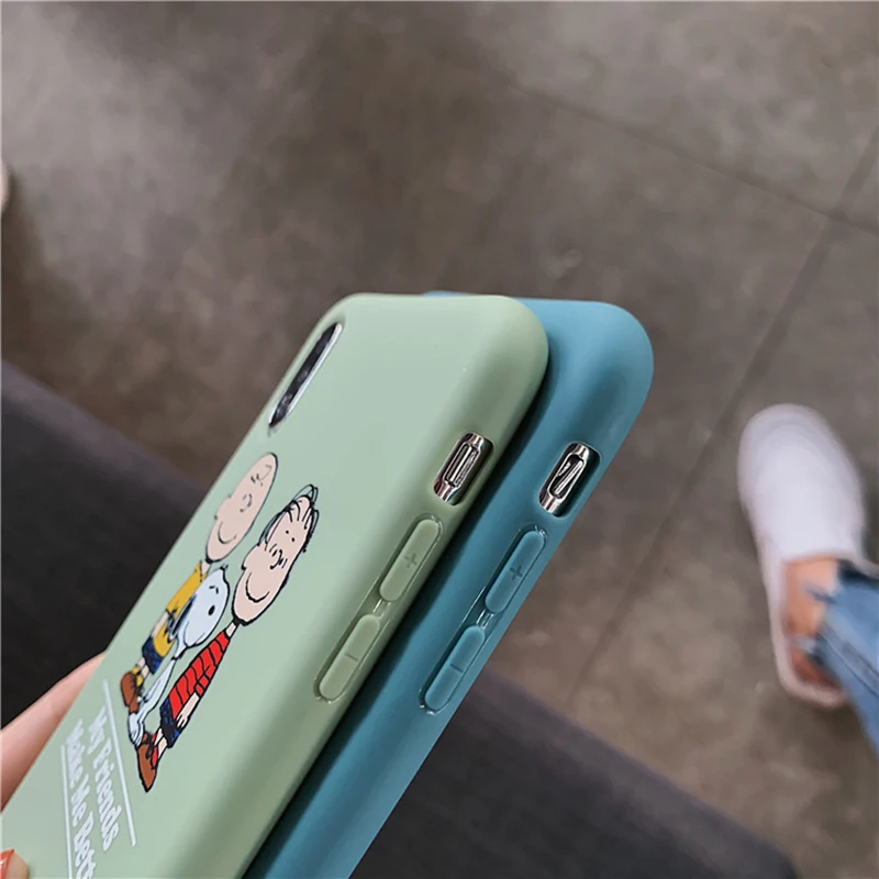 Чехлы для телефона с рисунком аниме Шарли коричневого цвета для iphone11 Pro Xs MAX XR X 11 6 6s 7 8 plus 11ProMax candy мягкая задняя крышка из ТПУ