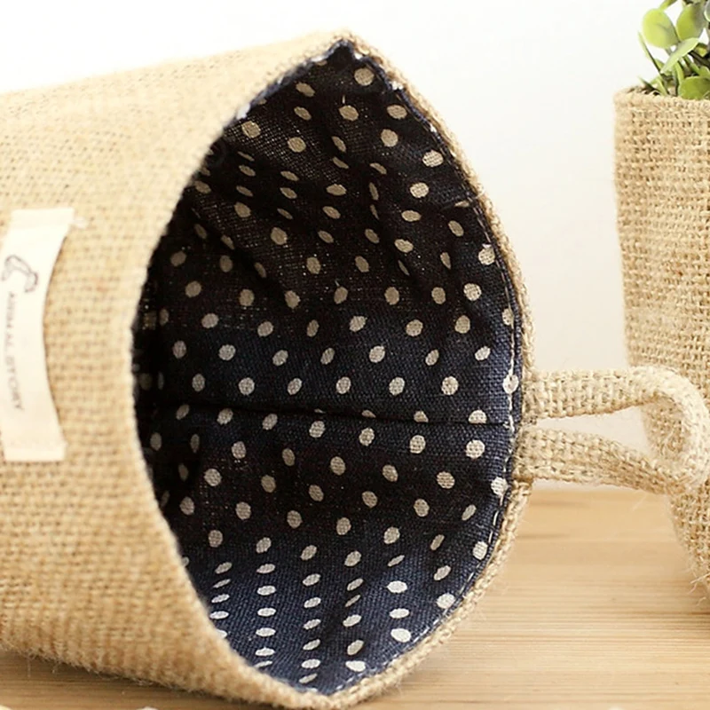 Хлопковое платье мини корзина для белья сумка хранение детских игрушек мелочей