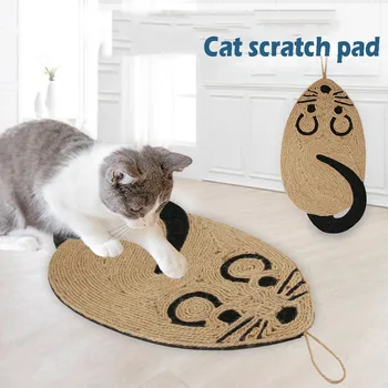 

Sisal Cat Scratcher Mat Board Scratching Post Mat Toy For Catnip Tower Climbing Tree Pad Cooling Litter Mat Lounger Pet#0812Y30