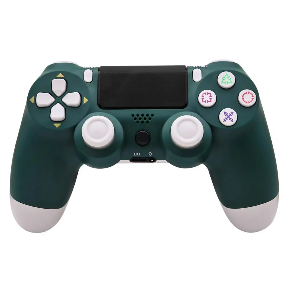 Беспроводной геймпад Bluetooth для sony PS4 контроллер для playstation 4 консоль Dual Shock 4 Вибрационный джойстик Joypad - Цвет: GREEN