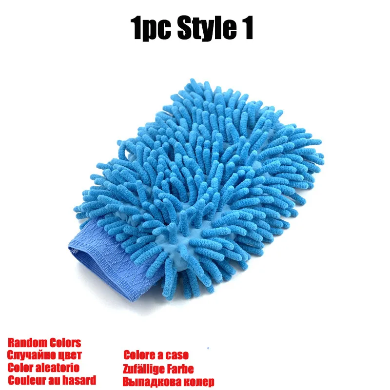 1pc Car Home Wash Gloves For Citroen DS-series C-Quatre C-Triomphe Picasso C1 C2 C3 C4 C4L C5 Xsara Cactus Elysee