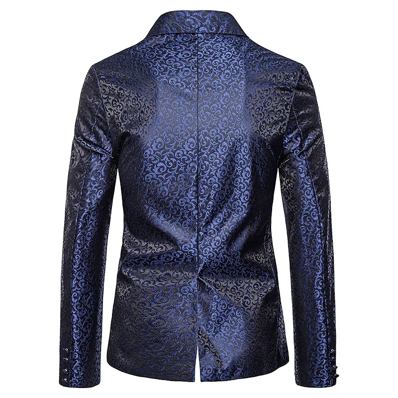 Men's British Style Suit Large Size Men's Suit Embossed Suit Coat Man Blazer Blazers Men Suits Mens Suits Blazers  Mens Blazer