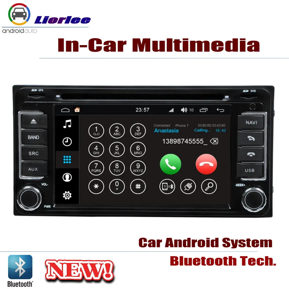 Автомобильная система Android RockChip PX5 1080P IPS ЖК экран для Toyota Innova (AN40) 2004 ~ 2015 DVD плеер GPS