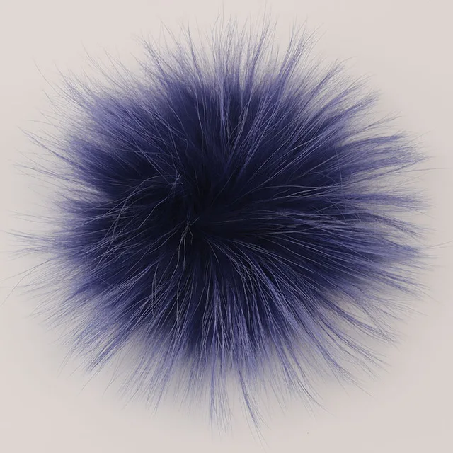 bright purple 15cm DIY 14 см 15 см помпоны из натурального меха лисы, енота, норки, помпоны из меха, шапка, меховые помпоны, шляпа и сумка, обувь, шарф, аксессуары - Цвет: bright purple 15cm
