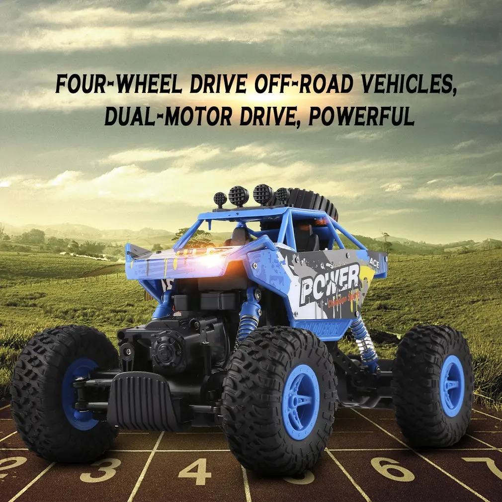 OCDAY Boys RC Машинки с дистанционным управлением 2,4 GHz 4WD Rock Crawlers ралли скалолазание машина высокая скорость Bigfoot гоночная модель внедорожная машина игрушка