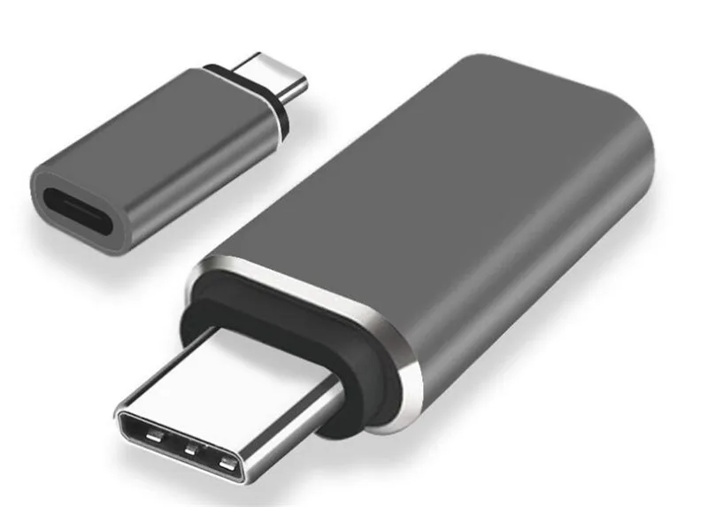 Type-C для Lightnin Женский к USB-C мужской зарядный кабель адаптер для зарядки тип-c алюминиевый сплав конвертер для телефона Hua wei