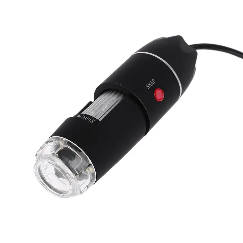 1600X камера 8LED OTG эндоскоп USB Цифровой Микроскоп увеличение с подставкой