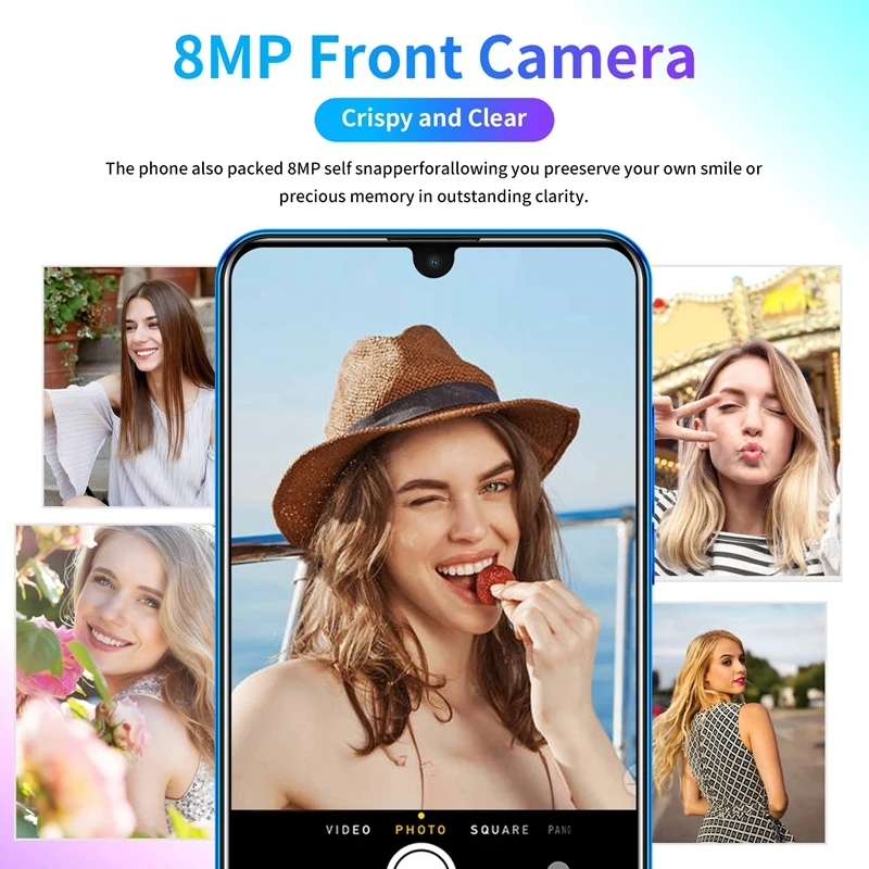  6.3 Inch P36 Pro HD Screen 1GB RAM 16GB ROM Android 9.1 Smartphone Mobile Phone EU Plug