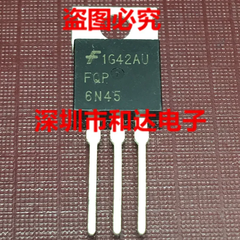 5 шт. FQP6N45-220 6.2A 450V