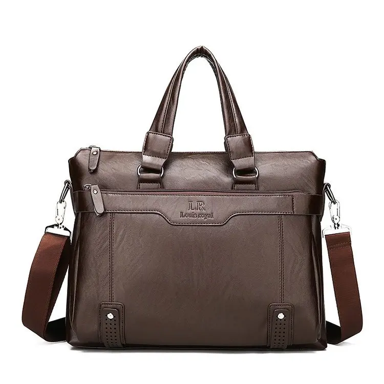 

MEN'S Handbag Carrying Casual Briefcase Men's Briefcase Cross Shoulder Bag ruan pi bao Men's Bag