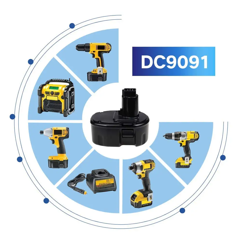 Bonacell 3500mAh 14,4 V ni-mh аккумулятор литий-ионный аккумулятор для Dewalt DW9091 DW9094 DC9091 DE9091 DE9092 DC613ka