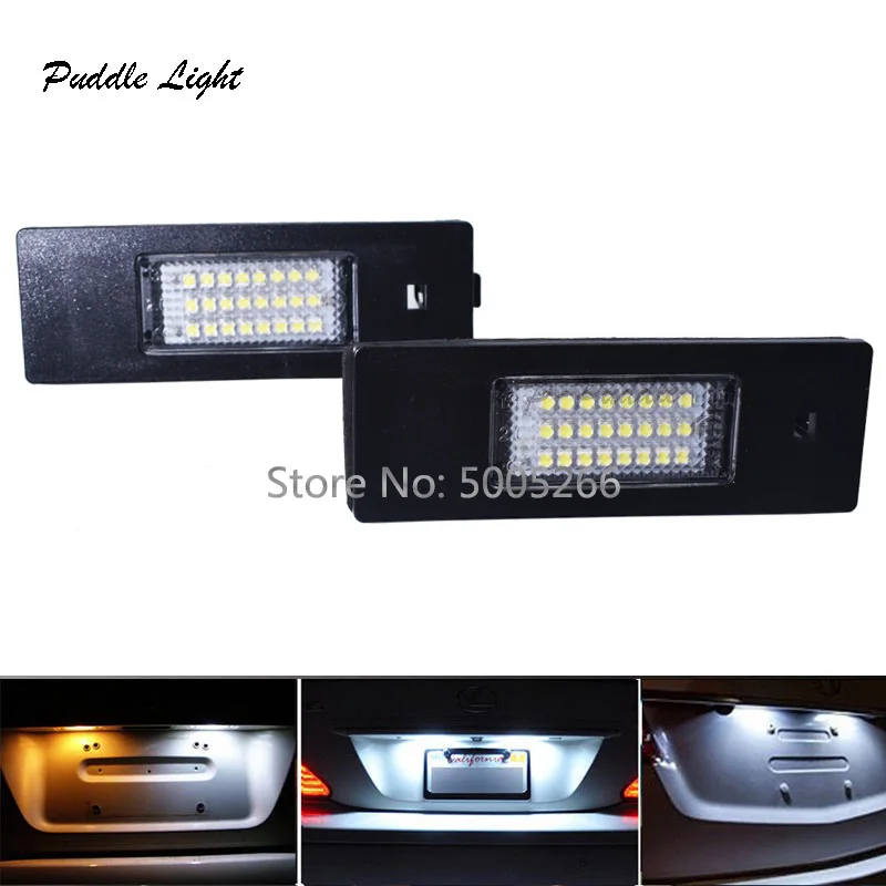 2 шт. Автомобильные светодиодные лампы для номерного знака | Автомобили и