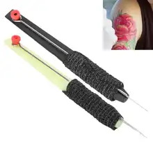 2Pcs 3D Tattoo Hand Poke Stick Pen DIY Manual Tattoo Tool Easy Coloring Body Arts Tattoo Supplies Tattoo Needles Accessories