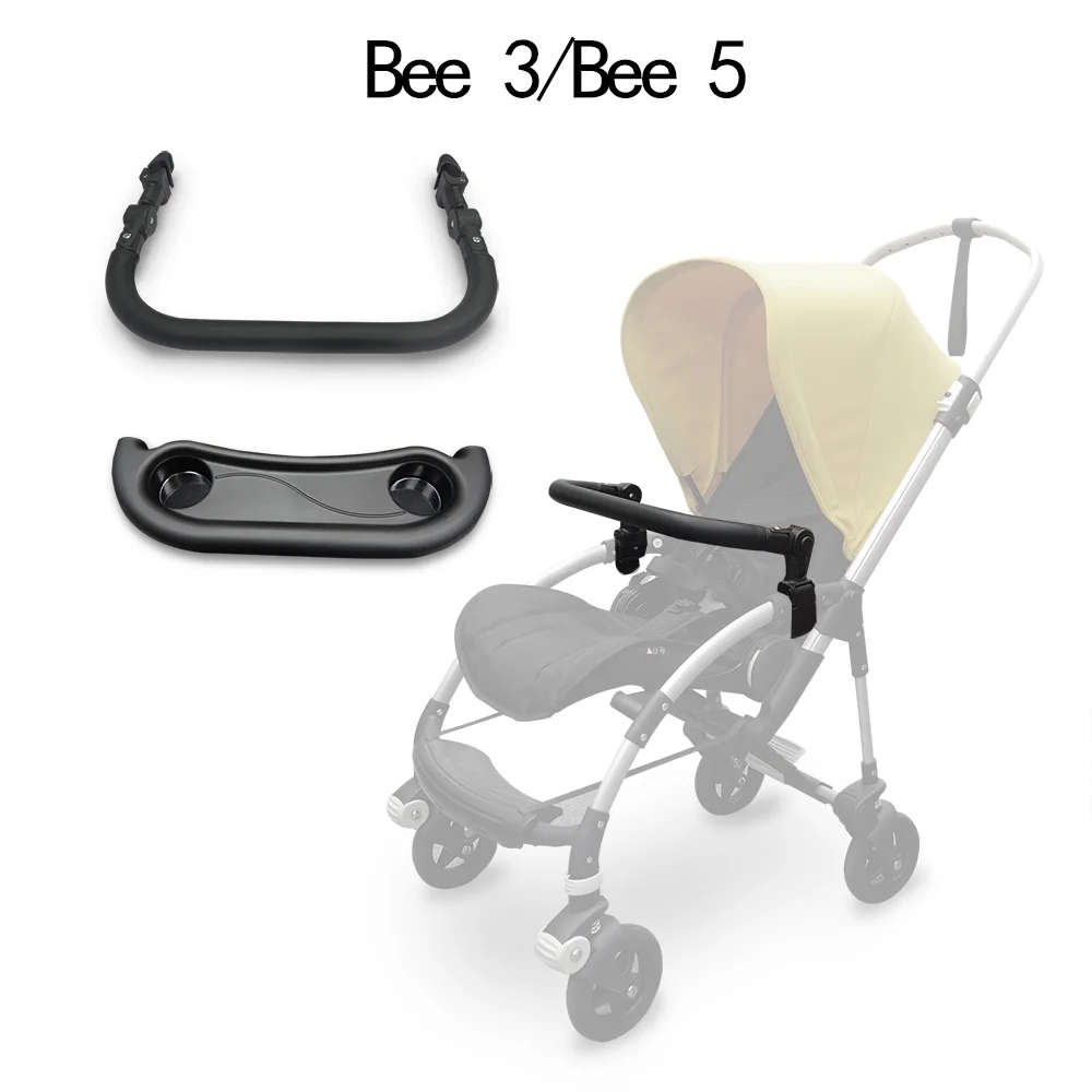 Baby Stroller Armrest Dinner Plate for Bugaboo Bee3/5 and Babyzen Yoyo Yoya PU leather or EVA handrest Bumper Bar Pram Access Baby Strollers near me