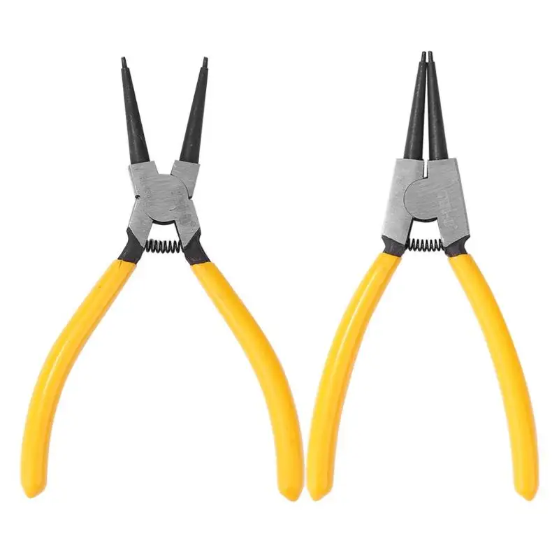 

Portable Multi-function Snap Ring Pliers Combination Retaining Clip Anti-Skid Cushion Double Dip Handle Remover Circlip