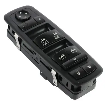 

ABS Plastic Window Switch Control 1pc Glass For Dodge/Jeep/Chrysler 200 Black Left Front