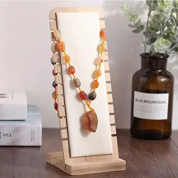

2 Color 12 Bit Bamboo Jewelry Collection Holder Showcase Organizer