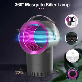 

LED Bionic Detachable portable silent Mosquito Killer lamp 220V USB Insect Repellent Killer for rooms lounges hotels offices