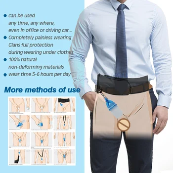 Pumps Enhancement Cup Belt Hanger Male Penis Extender Enlarger Edge Stretcher Dildo Pump Handle Vacuum Adult Sex Toys for Men 3