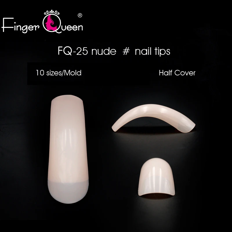 500 шт сексуальные модные длинные балерины гроб ногти Советы поддельные ногти половина покрытия Типсы для дизайна ногтей съемные ногти искусство FQ25-SM - Цвет: nude