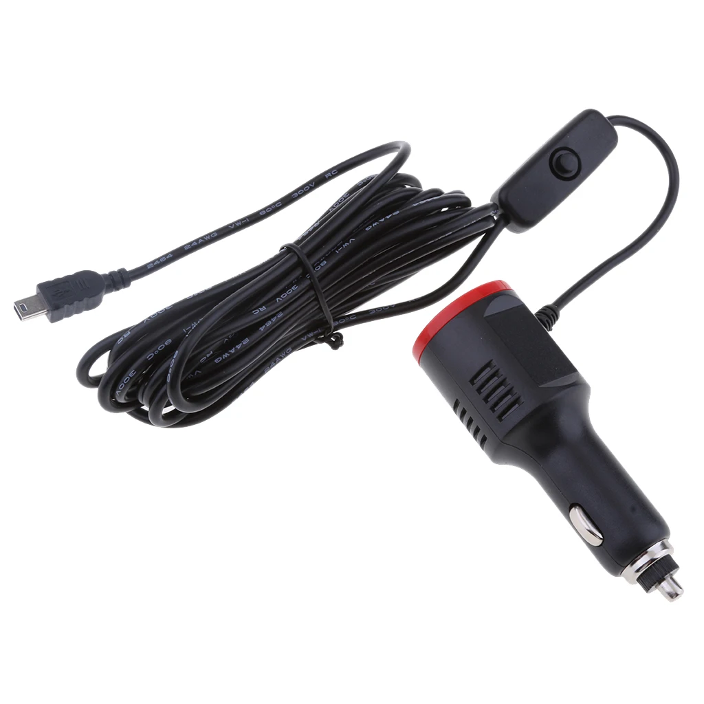 USB Charger 5V3A Quick Charge Cable GPS DVR Charging for Car Van Truck Kit