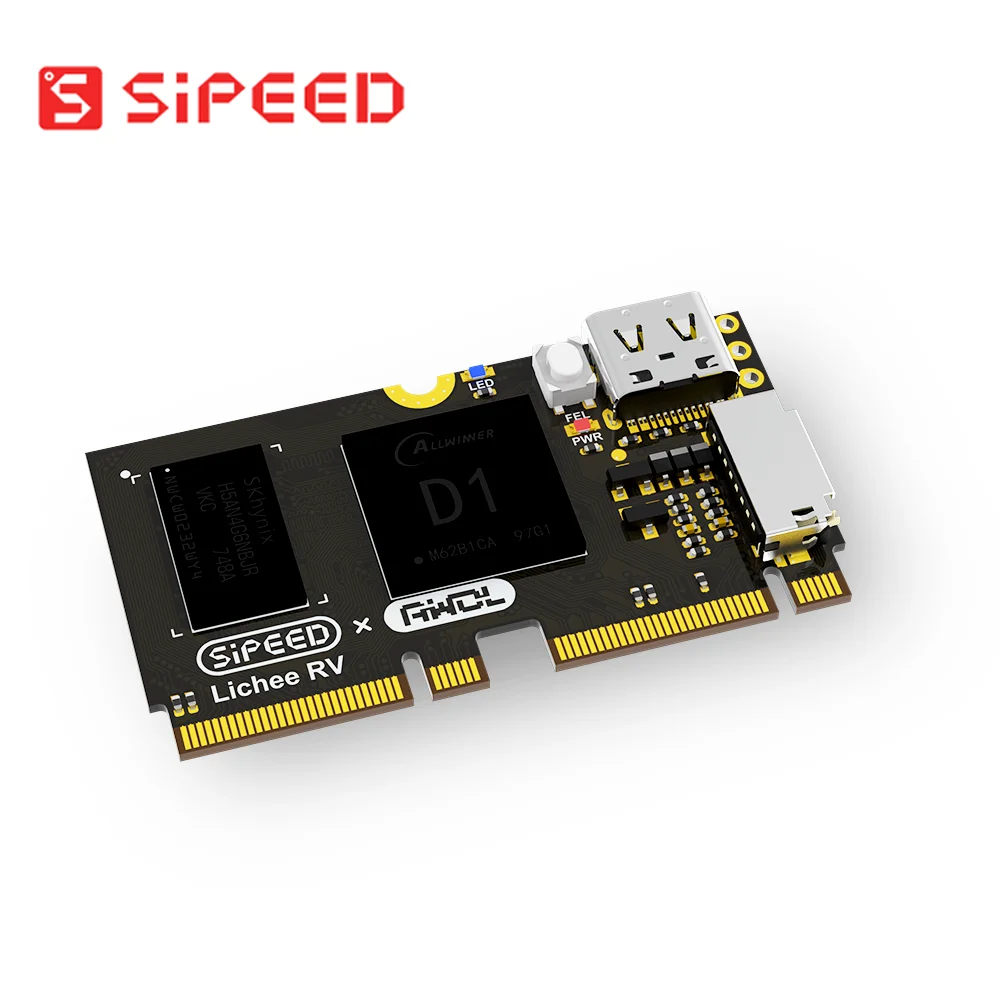 Sipeed LicheeRV-Nezha CM C906 RISC-V Core Board Supports Linux WAFT single board computer,mini development board