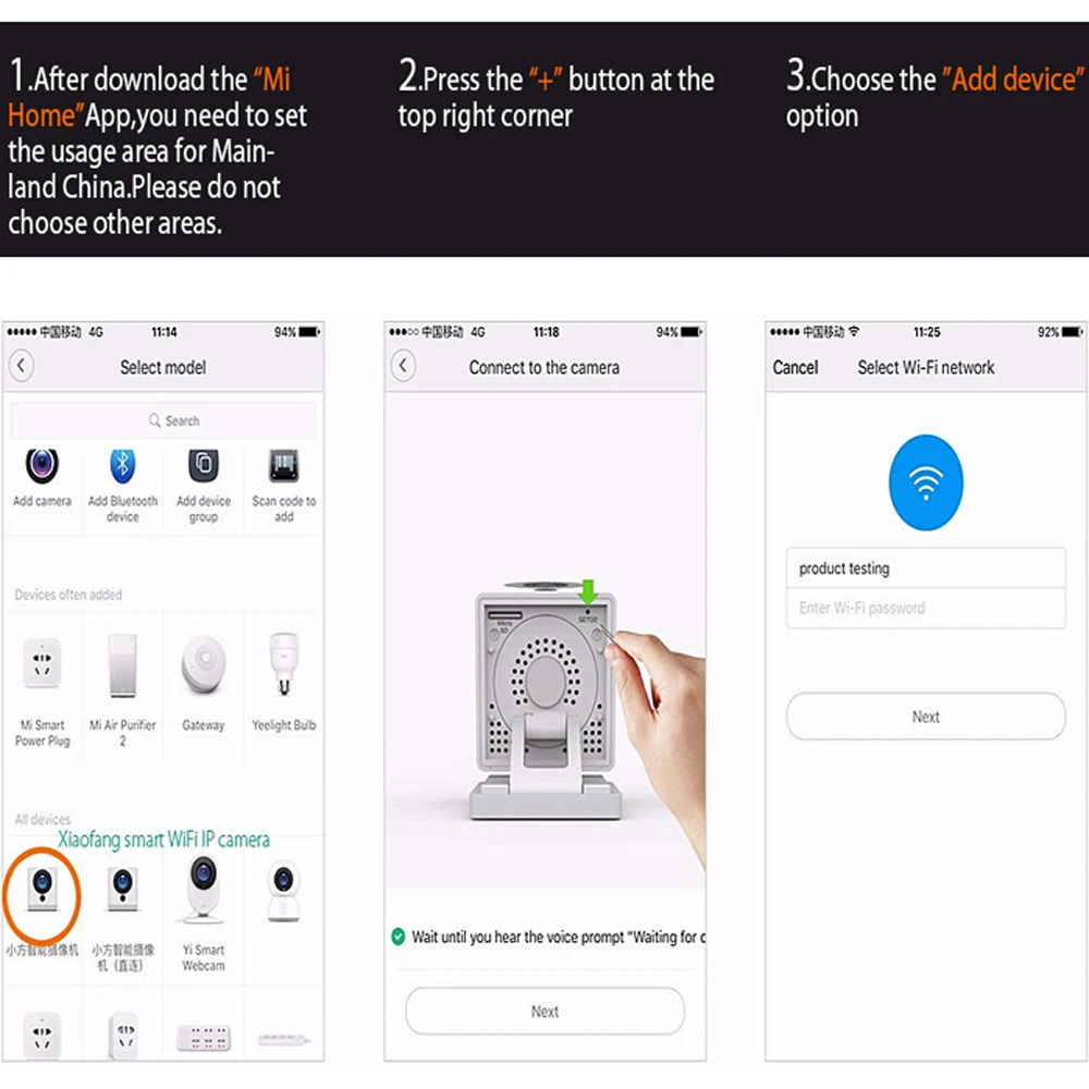 Новейший Xiaomi CCTV Mijia Xiaofang 1S 1080P мини камера ночного видения CMOS сенсор 8X цифровой зум Wi-Fi приложение управление для дома Cam