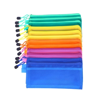 

15pcs File Bags Canvas Waterproof Ball Pattern Paper File Bag for School Office Supplies