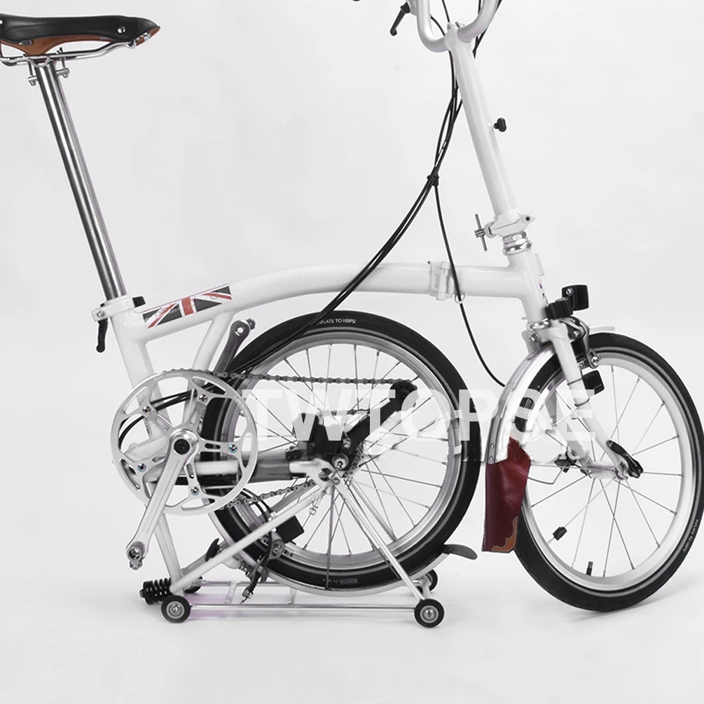 TWTOPSE велосипедные стойки для Brompton складной велосипед с 4 удобными колесами грузовые стойки T6 215 г CNC стабильная алюминиевая анодированная прочная часть