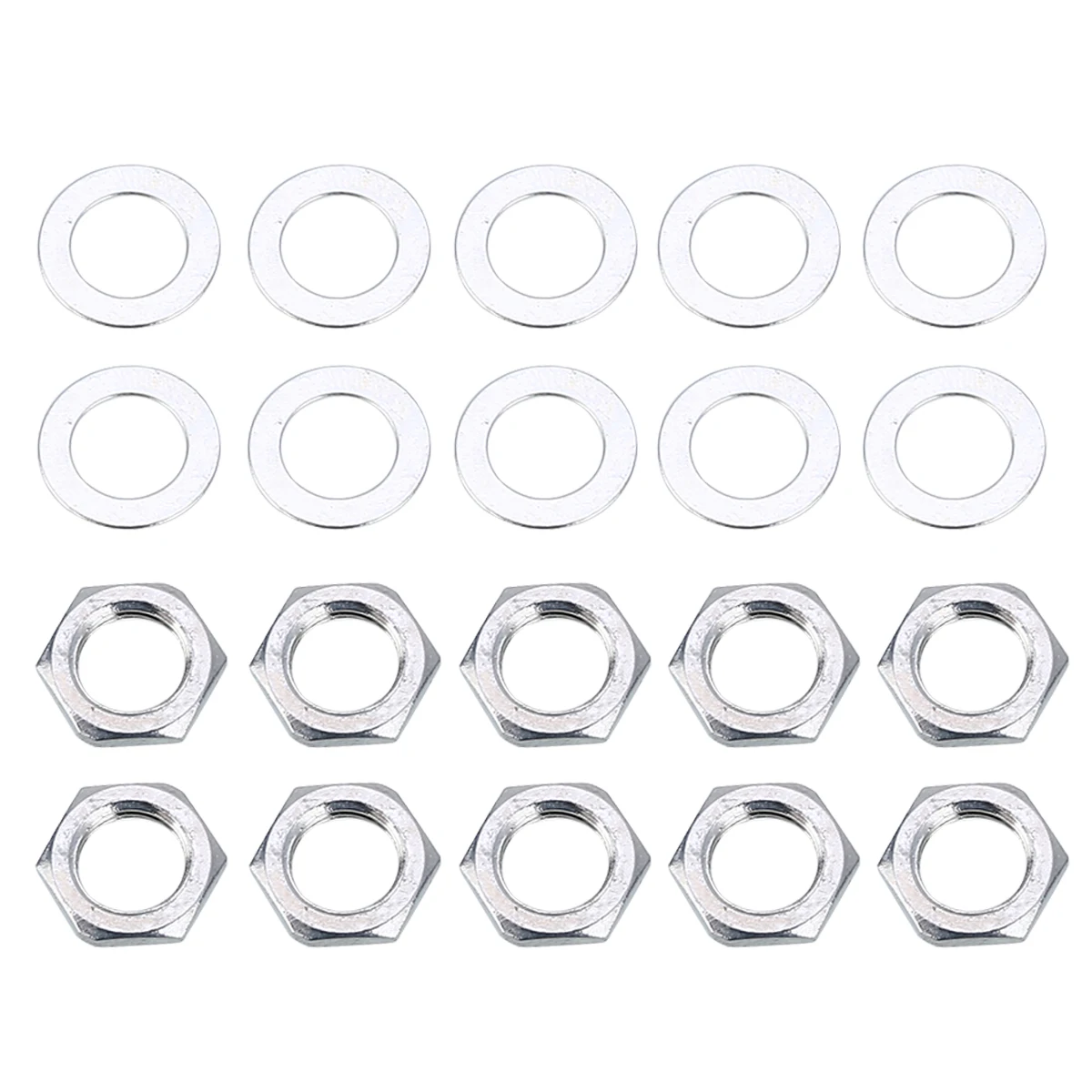 10pcs Guitar Mini Control Pots A500K Short Split Shaft Linear Taper Potentiometers Guitar Tone Potentiometer