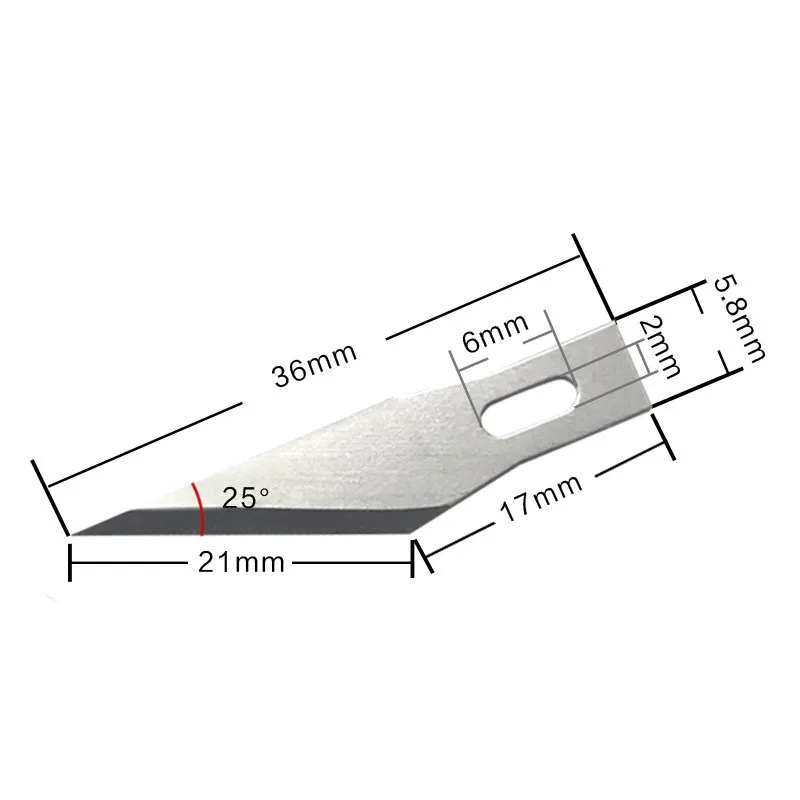 Metal carving knife Scalpel Tools Kit Non-Slip Blades Engraving Mobile Phone Film Paper Cut Handicraft Carving Tools #11