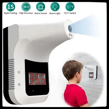 

Wall Column Type Thermometer School Station Shopping Mall Body Temperature K3 Alarm Thermometer Industrial Object Thermometer