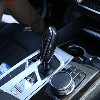 

LHD and RHD Car ABS Carbon Speed Gear Shift Knob Cover Trim For BMW 5 6 7 Series GT G32 G30 G11 G12 X3 X4 G01 G02 2016-2019
