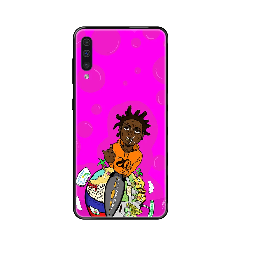kodak black rap singer Phone case For Samsung Galaxy A 3 5 6 7 8 20 40 50 70 71 E S Plus 2016 2017 2018 black silicone cover