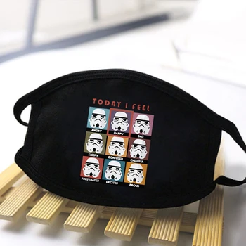 

Star Wars Simple Print Anti Dust Masks Mens 2020 Skin-friendly Reusable Mask Funny Streetwear Mask Women Mouth Muffle Respirator