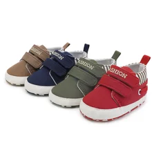 Criança sun tênis de lona para bebê recém nascido, sapatos ao ar livre com sola macia, fácil de usar, menino e menina, sapatinhos para caminhantes firslt