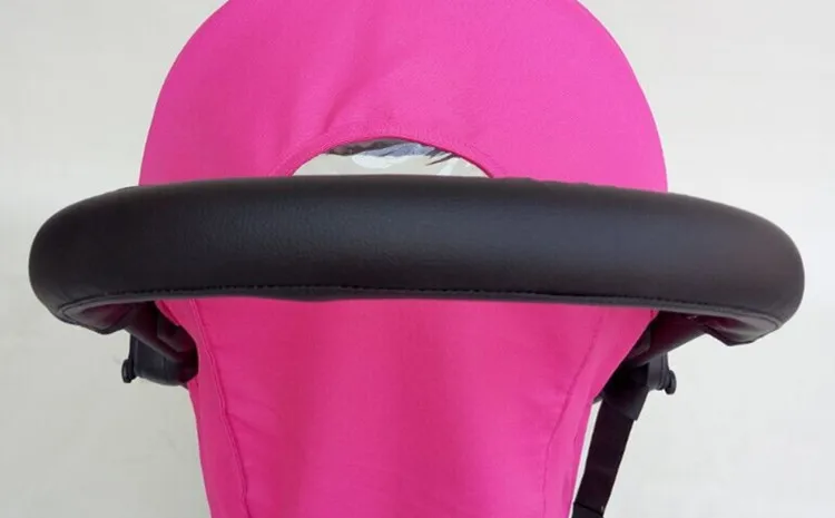 Коляска Аксессуары Детская коляска подлокотник PU защитный чехол для подлокотники ручки инвалидных колясок