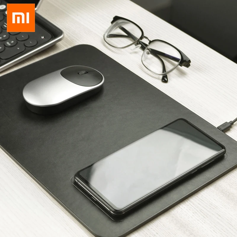

Xiaomi MIIIW QI Wireless Charging Mouse Pad PC Material Wireless Charging Pad For iPhone Samsung Xiaomi Huawei Quick Charger