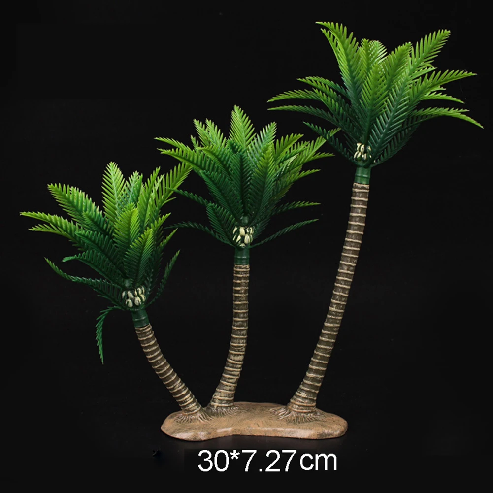 Моделирование модели деревьев кокоса игрушка DIY миниатюрная песочница пейзаж аксессуар
