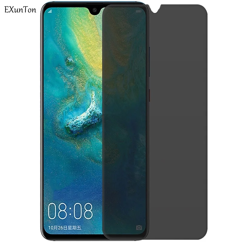 Антишпионское закаленное стекло EXUNTON 2.5D для Huawei Mate 20 X Mate20 20X 30 Lite Защита экрана P40