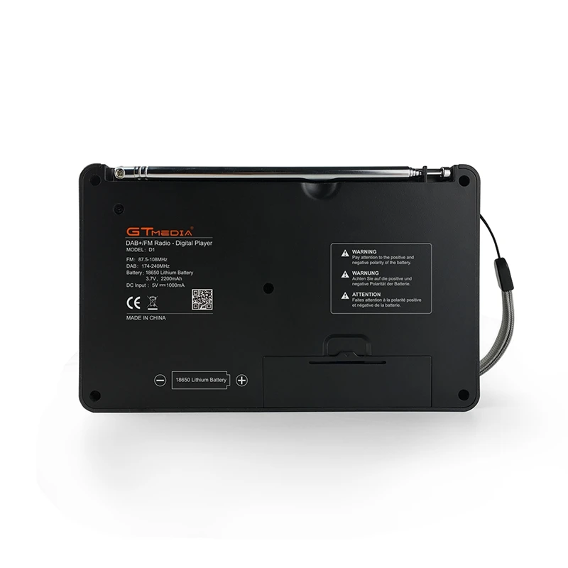 ABGN Hot-GTMEDIA D1 DAB+ Радио Stero для Великобритании ЕС с Bluetooth Встроенный громкоговоритель