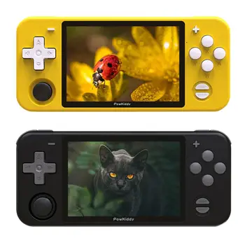 

Black/Yellow Version Open Source System Handheld Game Console 3.5Inch Screen 32G/64G/128G 3D Rocker Retro Game Video Game Player