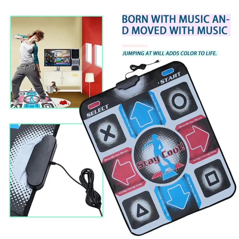 New Nonslip Dance Pad Dance Mat Pad Usb Dancer Blanket To Pc With Usb